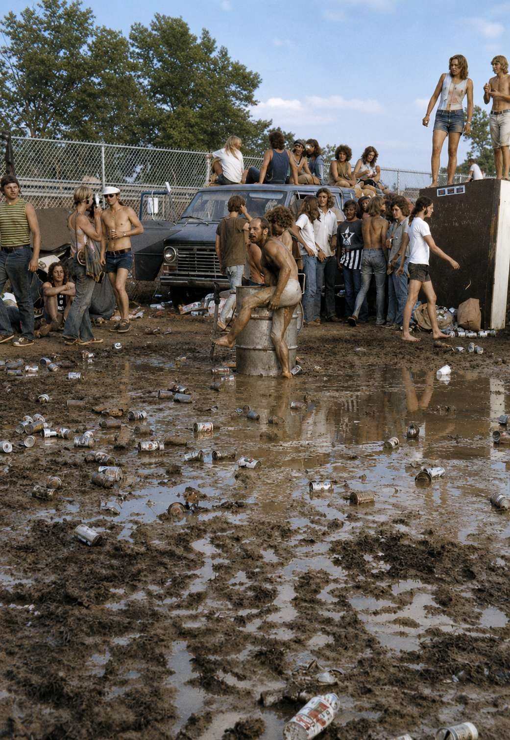Рок-фестиваль в горах Озарк в штате Миссури, 1974