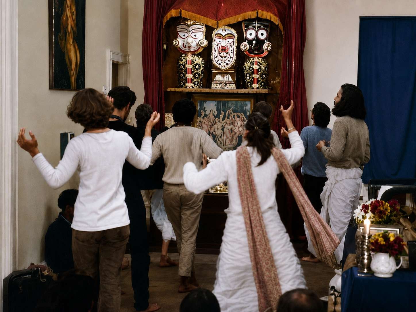 Храм «Нью-Джаганнатха Пури» в Сан-Франциско, 1967 год.